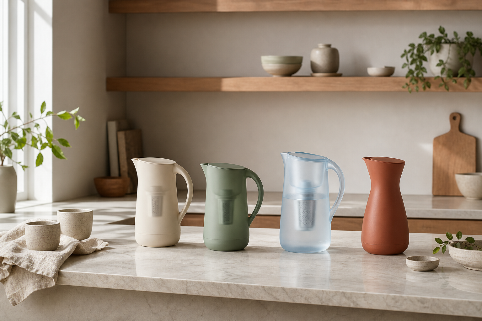 WATO Pitcher 01 on a kitchen counter